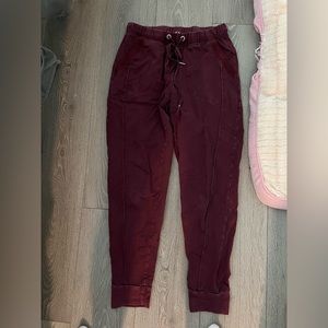 Maroon Saturday Sunday Jogger Sweatpants
